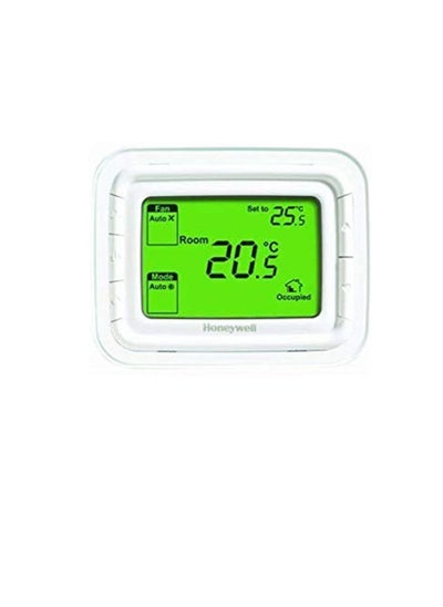 Buy Honeywell Home T6861H2WG-M Fan Coil On/off Thermostat, Green Backlight - 230VAC in UAE