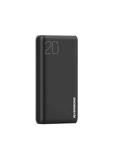 Buy Riversong 20000 mAh PB76 Pro Super Charging Power Bank, Black in UAE