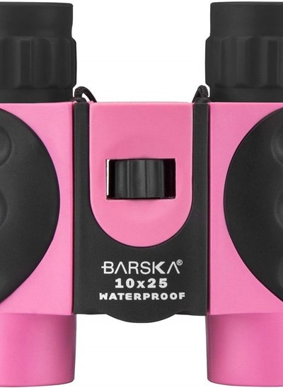 اشتري Barska AB12418 10x25 Waterproof Binocular, Pink في الامارات