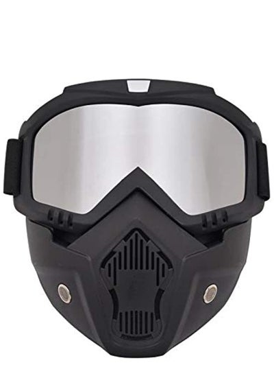 اشتري Motorcycle Helmet Protective Face Mask Shield في مصر