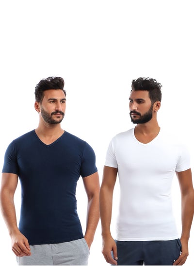 Buy Bundle Of Two V-Neck Men Undershirts in Egypt