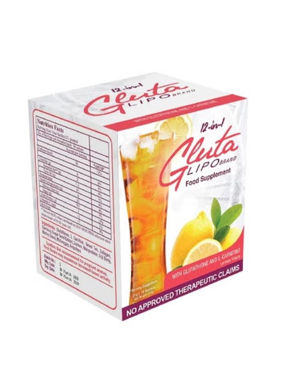 Buy Gluta Lipo juice slimming Juice 10 sachets in UAE