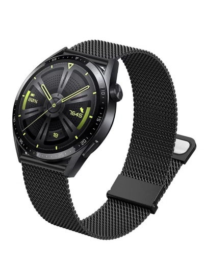 Buy Metal Strap Compatible with Huawei Watch GT3 46mm 22mm Metal Replacement Strap Dual Magnetic Adjustable Strap for Huawei Watch GT3 46mm/GT2 46mm/GT Classic/Galaxy Watch 46mm/Galaxy Watch 3 45mm in Saudi Arabia