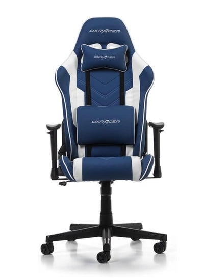 Buy DXRacer P132 Prince Series Gaming Chair - Blue/White | GC-P132-BW-F2-158 in UAE