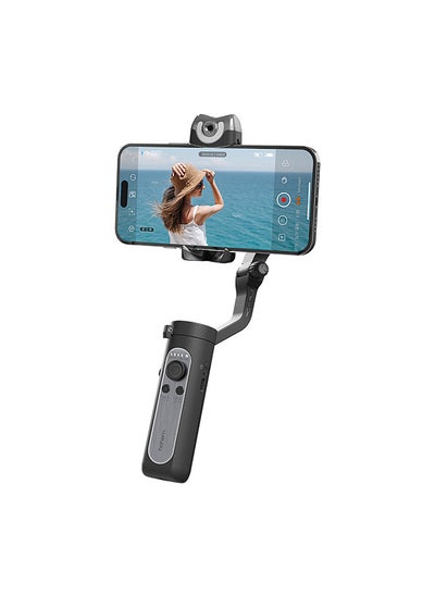 Buy Portable 3-Axis Smartphone Gimbal Stabilizer AI Smart Tracking Phone Vlog Gimbal Anti-shake Gesture Control in Saudi Arabia