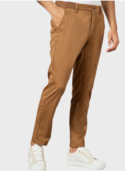 Buy Essential Straight Fit Pants in Saudi Arabia