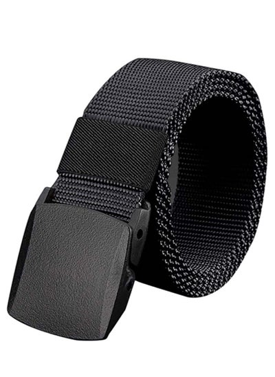 Buy Nylon Stretchable Brown Belt For Men in UAE