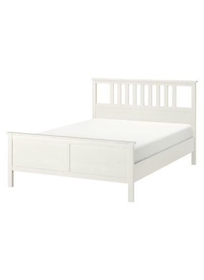 Buy Bed frame white stain Lindbaden 180x200 cm in Saudi Arabia