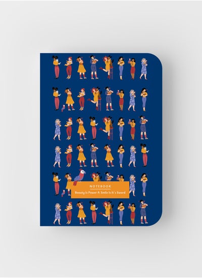 Buy Girls A6 Printed Notebook Size 14*10 Dark Blue in Egypt