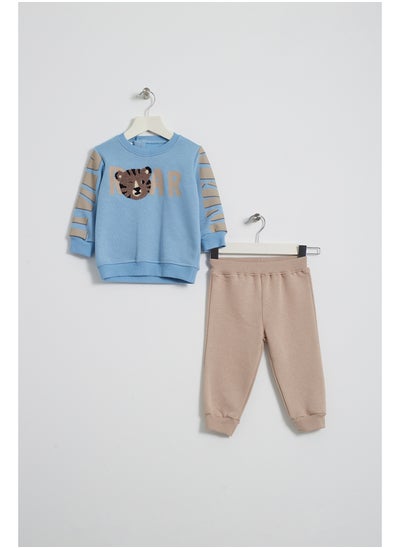 Buy Baby Boys Printed Cotton Set Pants and T-shirt in Egypt