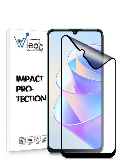 Buy Premium E2E Full Glue Full Cover Tempered Glass Screen Protector For Oppo Reno10 5G 2023 Clear/Black in UAE