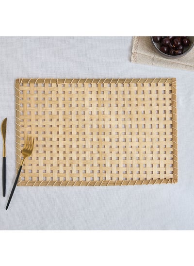 اشتري Bamboo Weave Placemat 30 x 45 cm في الامارات