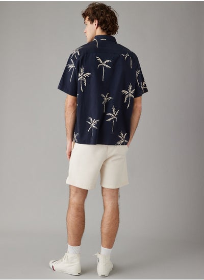 Buy AE Printed Button-Up Poolside Shirt in Egypt