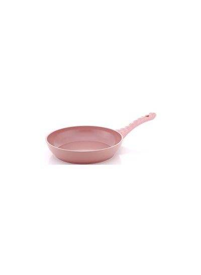 Buy Hella Ceramic Non-Stick Surface Frypan - 20cm - PFOA Free - Pink in UAE