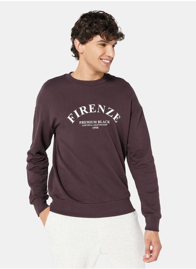 اشتري Premium Relaxed Fit Sweatshirt في الامارات