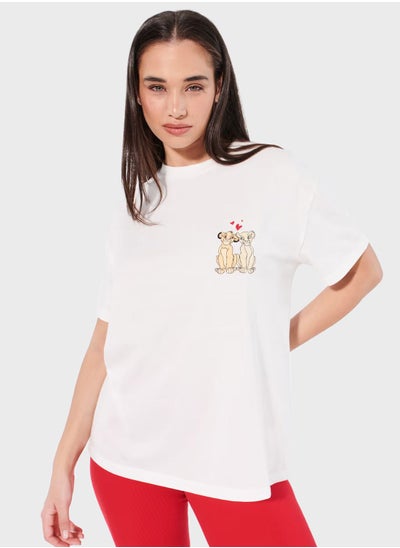 اشتري Simba And Nala Pyjama Top في الامارات