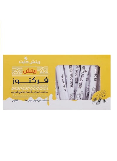 Buy Fructose Natural Fruit Sugar without aspartame ,100 Sachet in Egypt