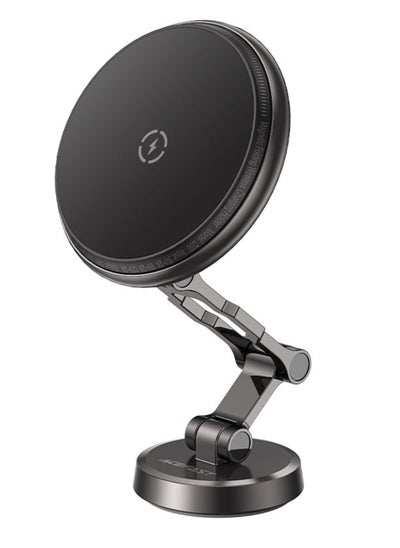 اشتري D30 Fast Wireless Charger Magnetic Car Holder في الامارات