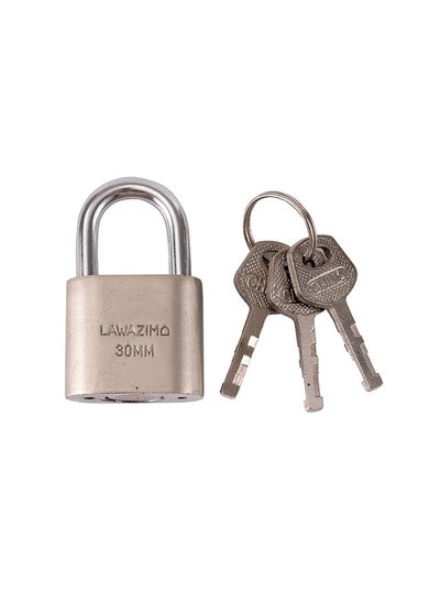 Buy Short ring padlock  | Outdoor Padlock Weatherproof Heavy-Duty Locks for Gate Fence Hasp Cabinet Toolbox School Gym Locker in Saudi Arabia