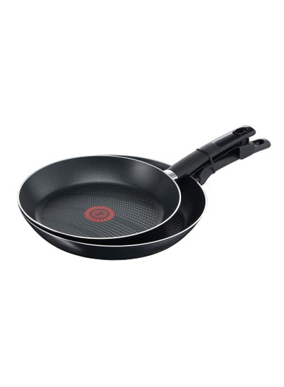 Buy Tefal Cook 'N' Clean Non-Stick Frying Pan with Thermo-Spot, Aluminium, 24 + 28 cm in UAE