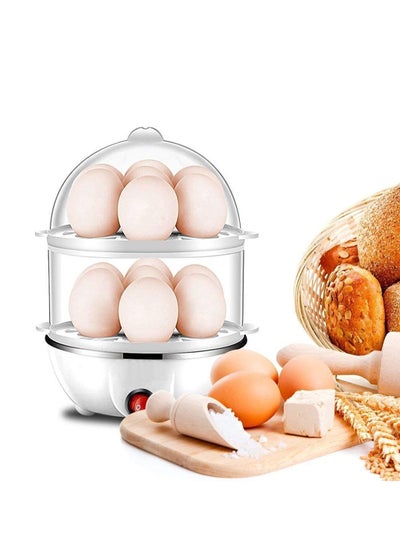 Buy Egg Cooker White/Clear in Saudi Arabia