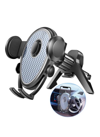 Buy Universal Car Phone Holder Air Vent Car Mount Cell Phone Holder Car Phone Stand with Windshield Fit Thick Case & Heavy Phone Friendly Fit for All mobile phone Iphone Samsung in Saudi Arabia