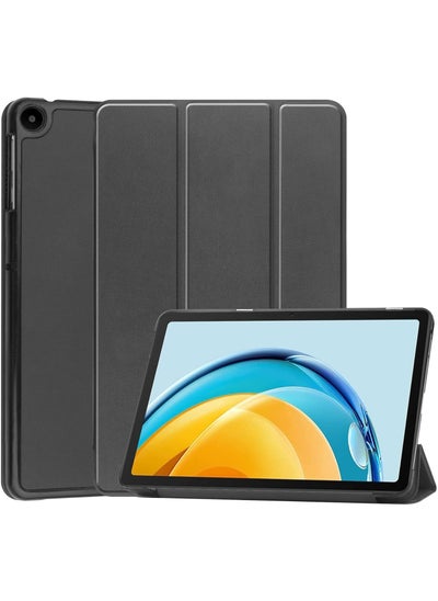 اشتري Case Compatible with Huawei Matepad SE 10.4 Inch, Multi-Angle Viewing Tri-Fold Case Ultra Slim Lightweight Stand Cover for Huawei Matepad SE 10.4”2022 Release (black) في الامارات