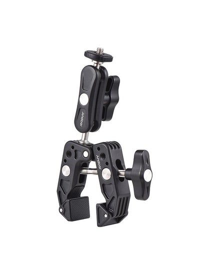 اشتري Andoer Super Clamp Mount Camera Mount Flexible Monitor Mount with Dual 360° Rotatable Ball Head 1/4 Inch & 3/8 Inch Threads Replacement for GoPro Hero 11/10/9/8 DSLR Cameras Smartphone في الامارات