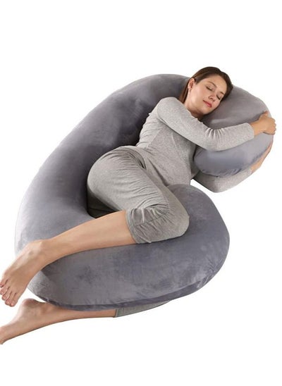 Buy C-Shape Full Body Pillow and Maternity Support for Pregnant Women in UAE