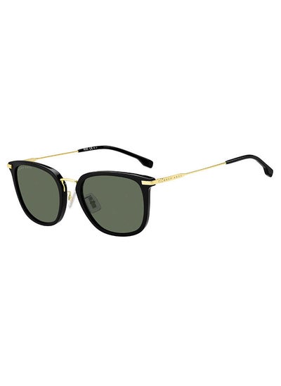 Buy Men's UV Protection Square Sunglasses - Boss 1287/F/Sk Blk Gold 56 - Lens Size 56 Mm in Saudi Arabia