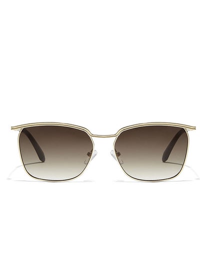 Buy BlackOut SANDY,Unisex Sunglasses, Rectangle Sunglasses, UV Protection: UV400 (Gold,Brown) in UAE