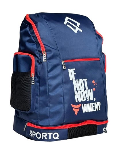 اشتري SportQ Premium Quality Training Like a Pro Swimming Equipment Bag Waterproof for Sports, Beach and Travel, Spacious Storage Space and Waterproof Material, 45L Backpack Comfortable Backpack في مصر