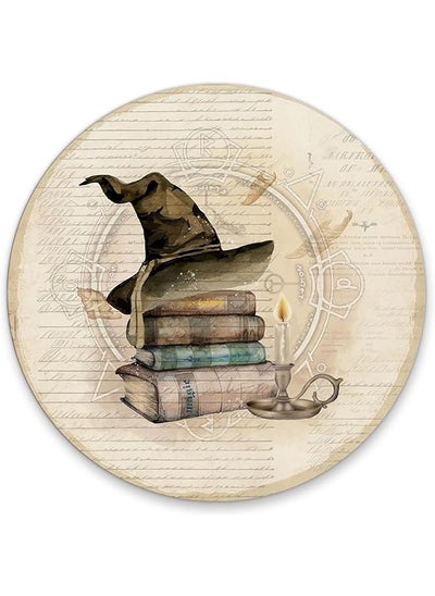 اشتري Vintage Magical Book Witchy Hat Mouse Pads For Wireless Mouse Computers Laptop Desk Accessories Witch Gifts Witchy Gifts For Women Aesthetic Mouse Pad 7.9X7.9 Inches في السعودية