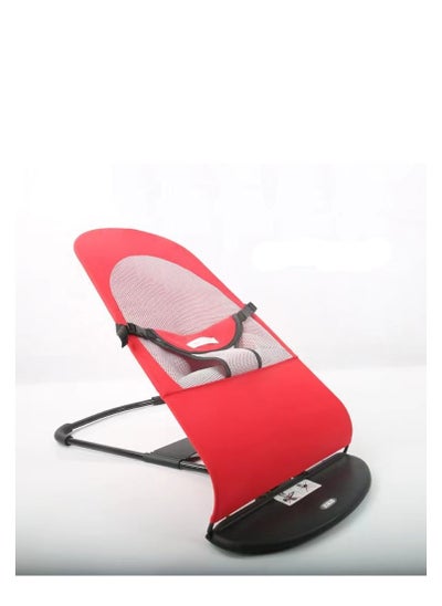 Buy Adjustable Metal Folding Multi-Function Baby Balance Chair Red in UAE