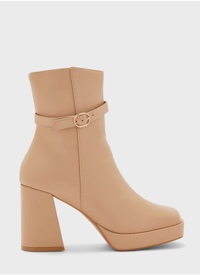 Buy High Block Heel Boots in UAE