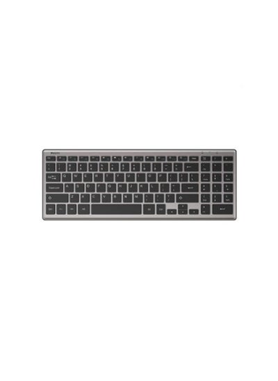 Buy Yesido KB10 2.4GHz Wireless Connected Instrument Sensitive Keyboard For Computer - Grey/Black in Saudi Arabia