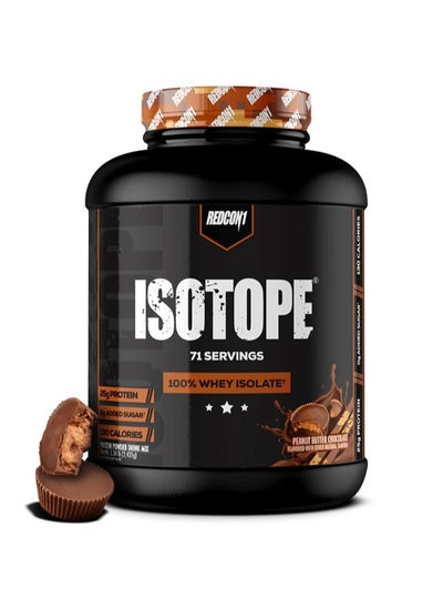 Buy Redcon1 Isotope 100% Isolate, Chocolate Peanut Butter, 71 Servings - 2.27 Kg in Saudi Arabia