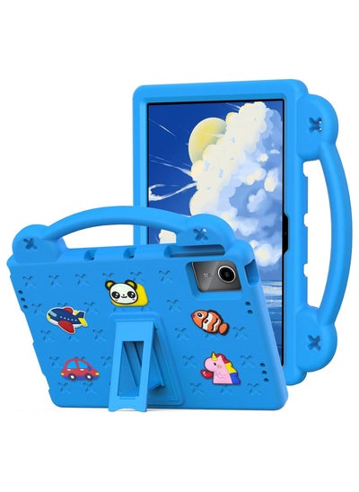 Buy Kids Case for Huawei MatePad SE 11 (2024), Heavy Duty EVA Foam Shockproof Cover Kids Proof Case with Stand (Blue) in Saudi Arabia