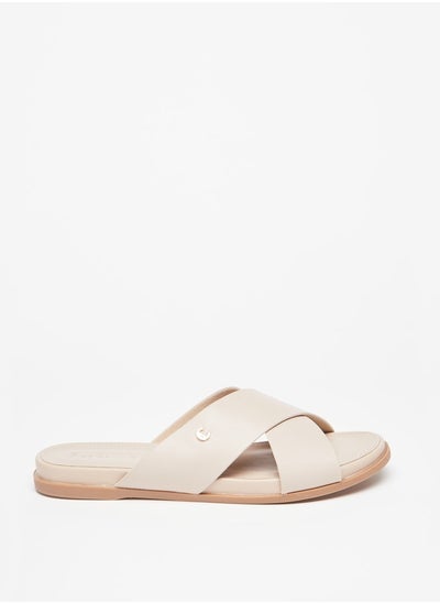 اشتري Women's Cross Strap Slip-On Flat Sandals في الامارات