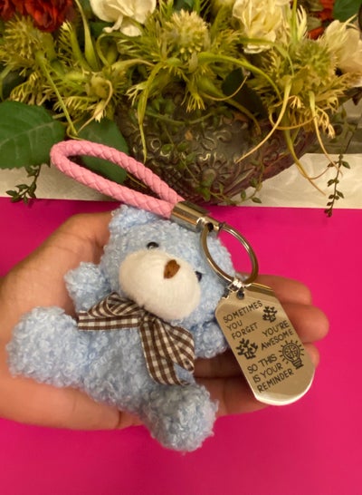 Buy Elegant Blue Bear Keychain in Saudi Arabia
