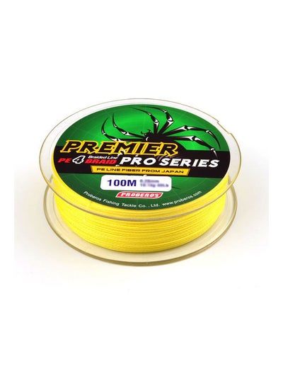 Buy 100m 4 Stands Super Strong PE Braided Sea Fishing Line Multifilament Angling 20 x 10 20cm in UAE