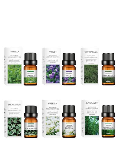 Buy 6 Bottles Water Soluble Aromatherapy Essential Oil in UAE