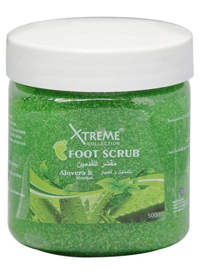 Buy Xtreme Collection Foot scrub aloevera 500ml in UAE