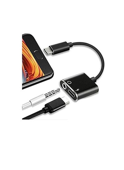 Buy USB C to 3.5mm Audio Adapter - Phone Call & Music Control Supported in Egypt