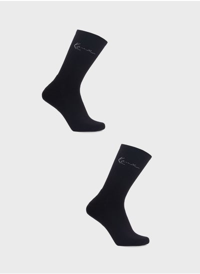 Buy 2 Pack Signature Socks in UAE