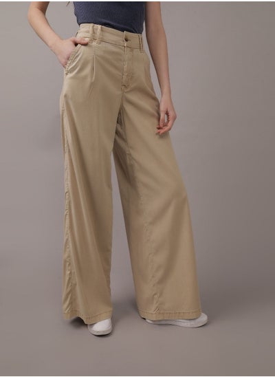 Buy AE Stretch Super High-Waisted Baggy Wide-Leg Trouser in Egypt