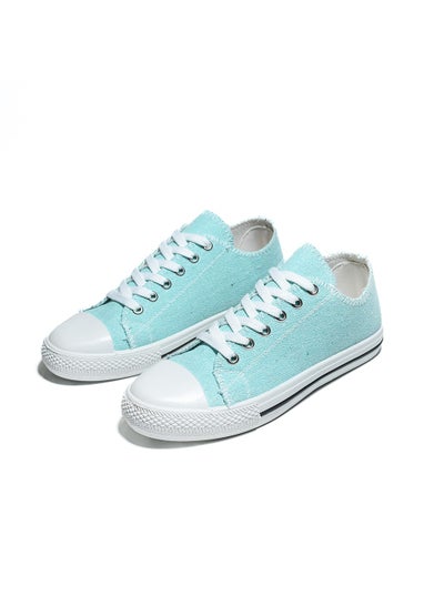 Buy Basic Lace-Up Knit Flat Sneakers For Women in Egypt