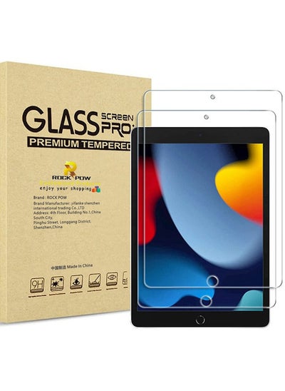 Buy 2 Pack ProCase iPad 10.2 9th Generation 2021/ 8th 2020/ 7th 2019 Screen Protector, Tempered Glass Screen Film Guard for iPad 10.2" 9th A2602/A2603/ 8th A2270/A2428/ 7th  A2197/A2198/A2200 in UAE