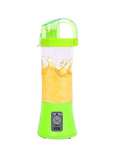 Buy Electric Blender Mini Portable Personal Size Juicer Cup Usb Rechargeable Mixer Water Bottle Portable Fruit Juicer Machine 380.0 ml 384.22482458.17 Green in UAE