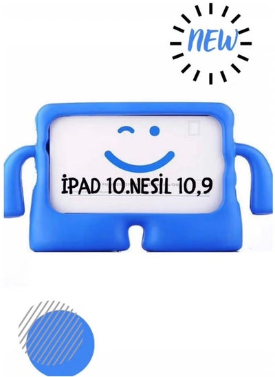 Buy Kids cover case for iPad 10th Gen Case 2022 (10.9 inch) 10th Generation Products iGuy Freestanding Protective Cases Designed for 10.9 (10th Generation) 2022- BLUE in UAE